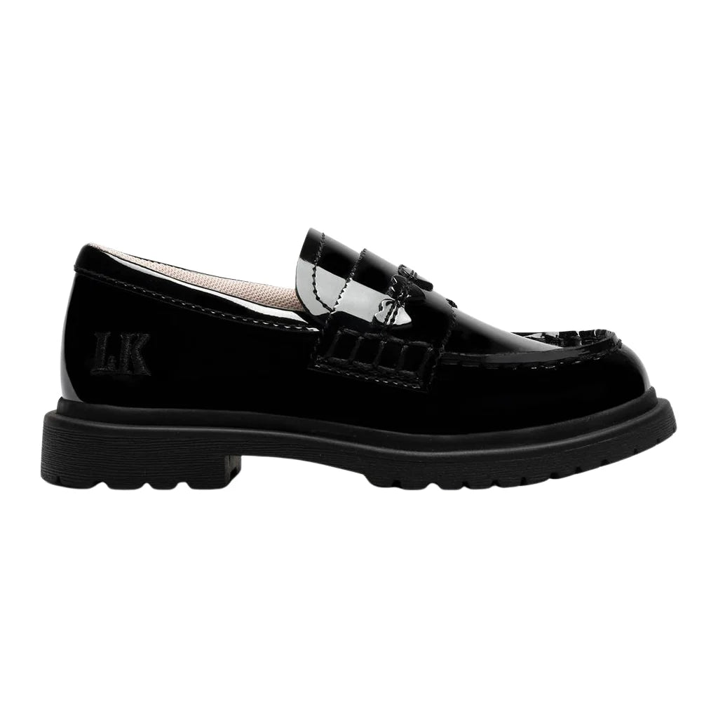 Lelli Kelly Girl's Black Patent Clara Loafer School Shoes