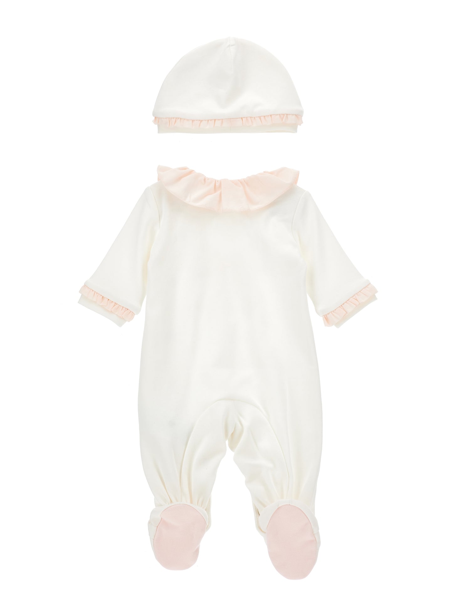 Monnalisa Baby Girl's Panna Pink Bow Set