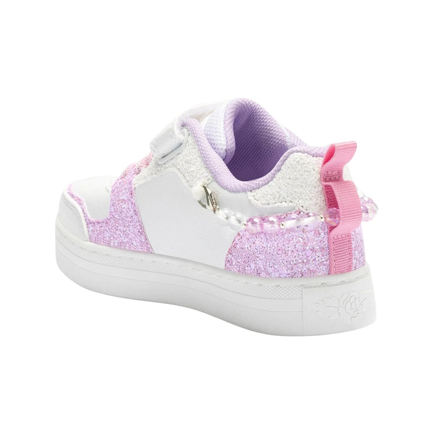 Lelli Kelly Girl's Gioiello White & Pink Trainers