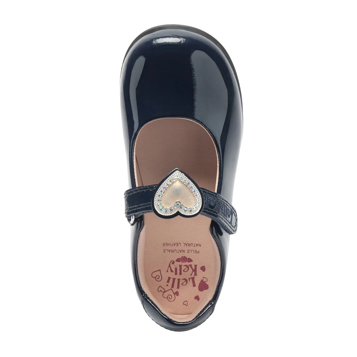 Lelli Kelly Girl's Sabrina Navy Patent Leather School Shoes