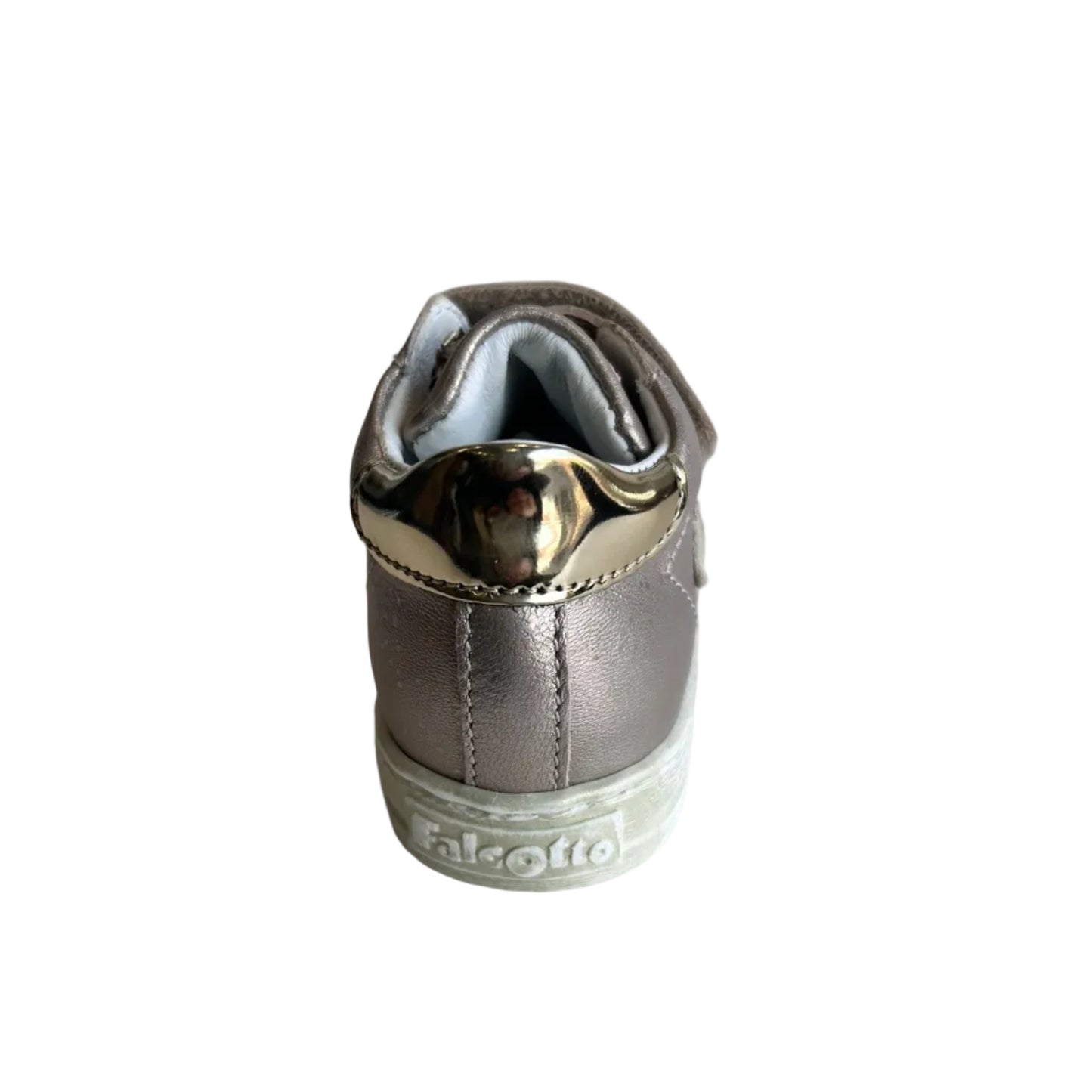 Falcotto Girl's Glitter Silver Salazar 3 VL Trainers