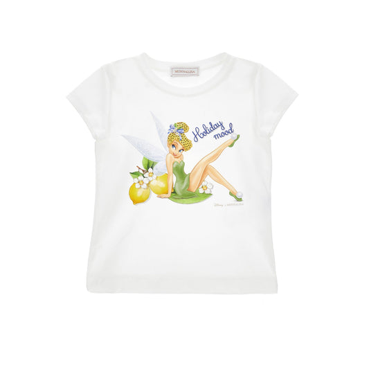 Monnalisa Girl's Tinkerbell Graphic T-Shirt
