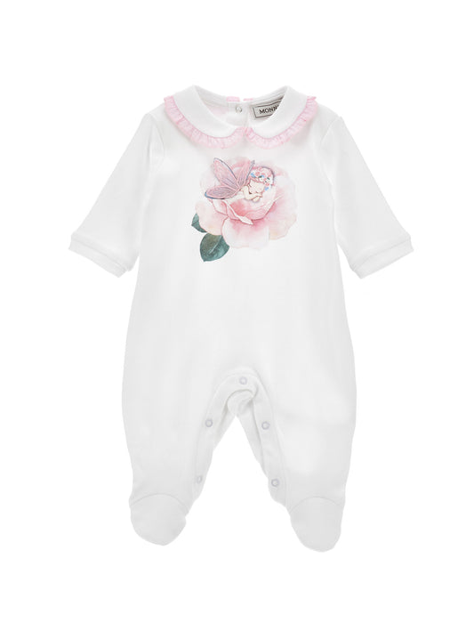 Monnalisa Baby Girl's Fairy Print Romper