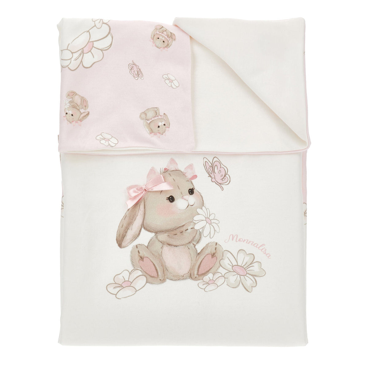 Monalisa Baby Girl's Pink Bunny Blanket