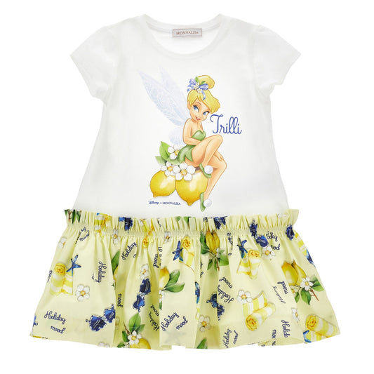 Monnalisa Girl's Tinkerbell Dress