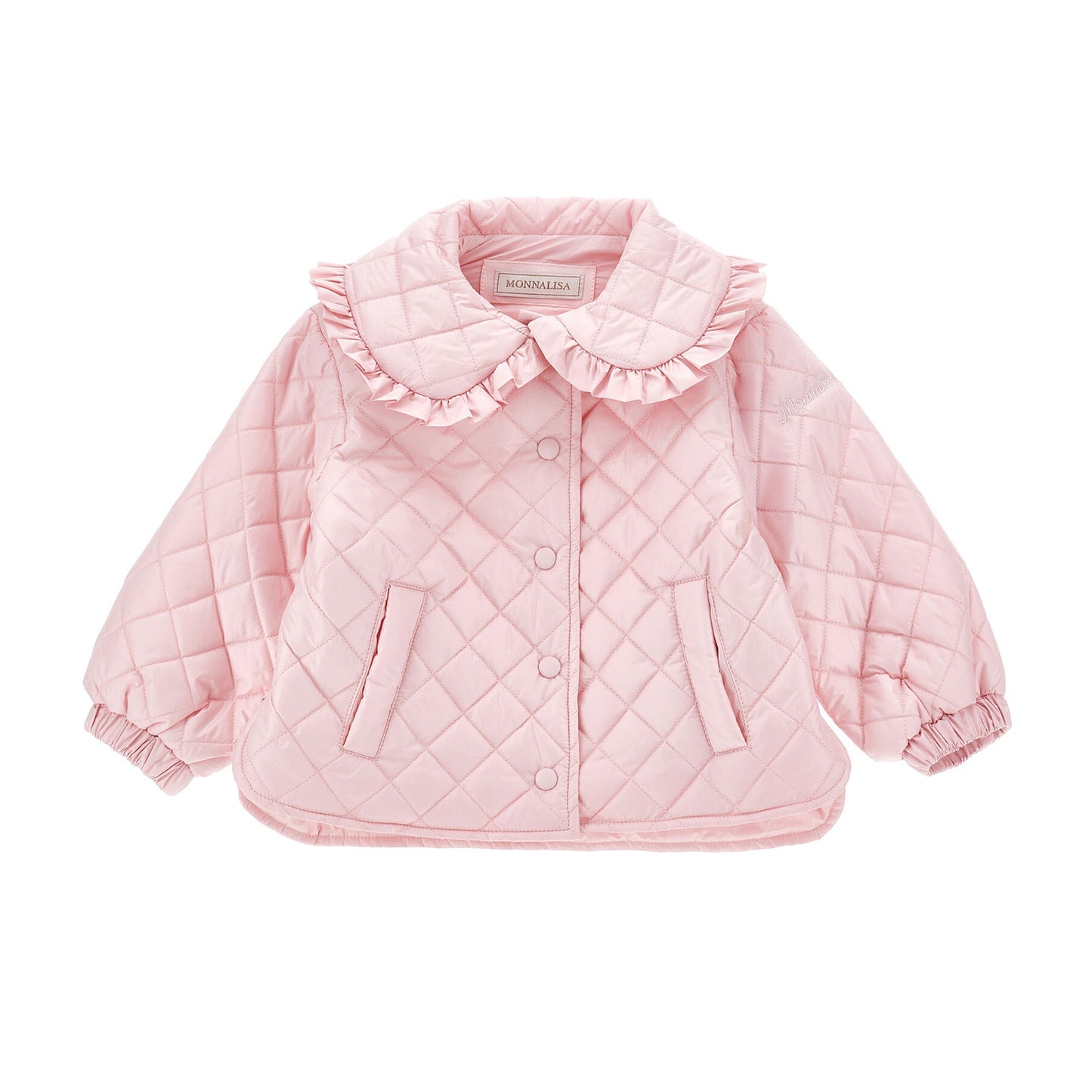 Monnalisa Baby Girl's Diamond Quilted Jacket
