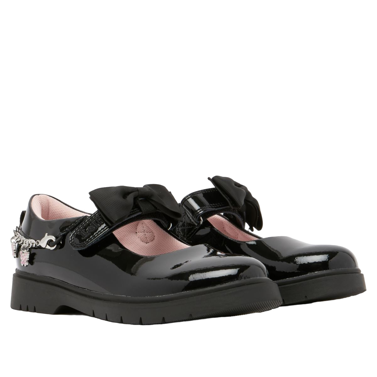 Lelli Kelly Girl's Black Patent Isabella Charm School Shoes