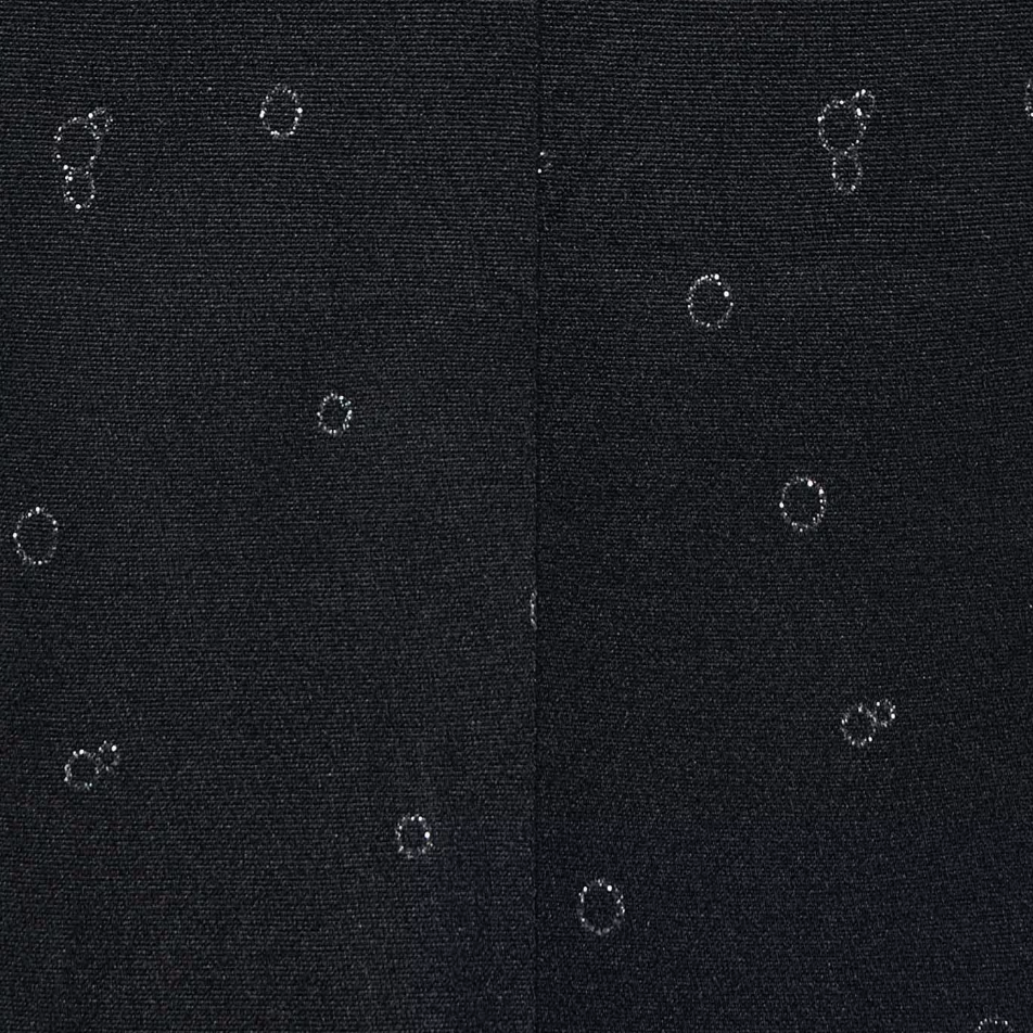 Abel & Lula Black Glitter Tights | Vanilla Jnr