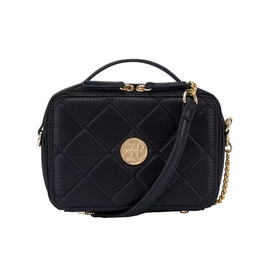 Abel & Lula Black Quilted Bag