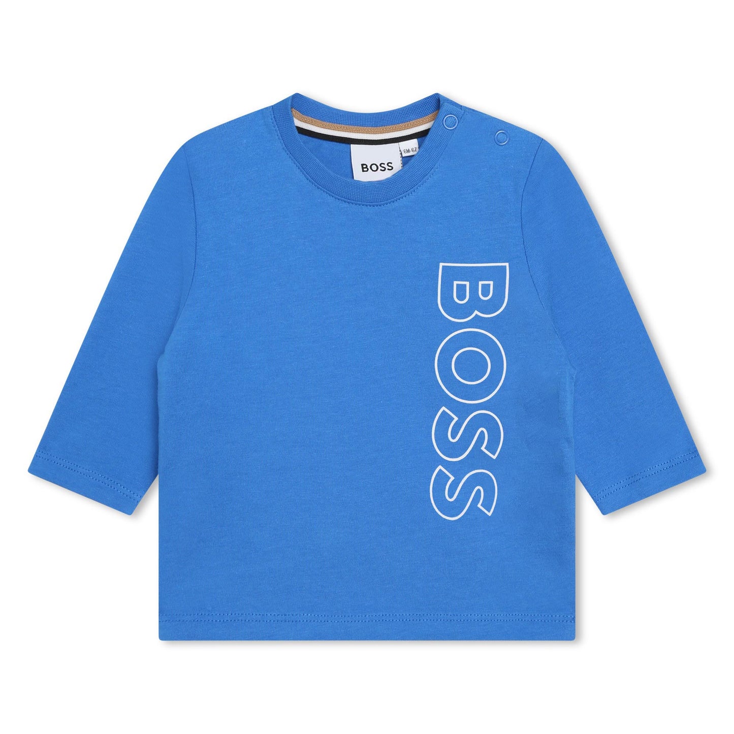 Hugo Boss Baby Boy's Blue Cotton Logo T-Shirt – Vanilla Junior