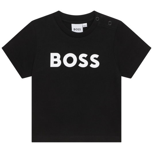 Hugo Boss Baby Boy's Black Logo T-Shirt