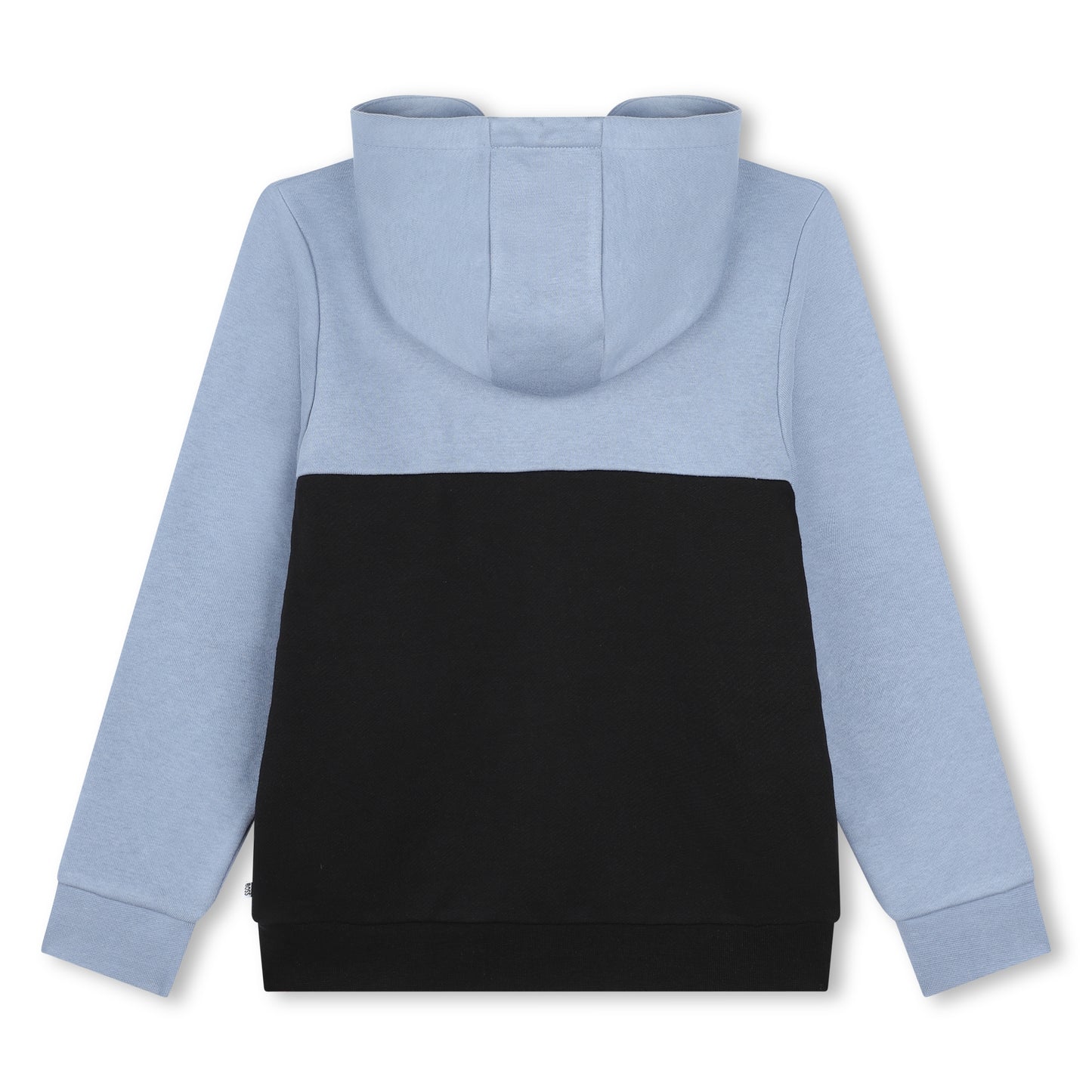 Hugo Boss Boy's Black Hooded Zip-Up Cardigan
