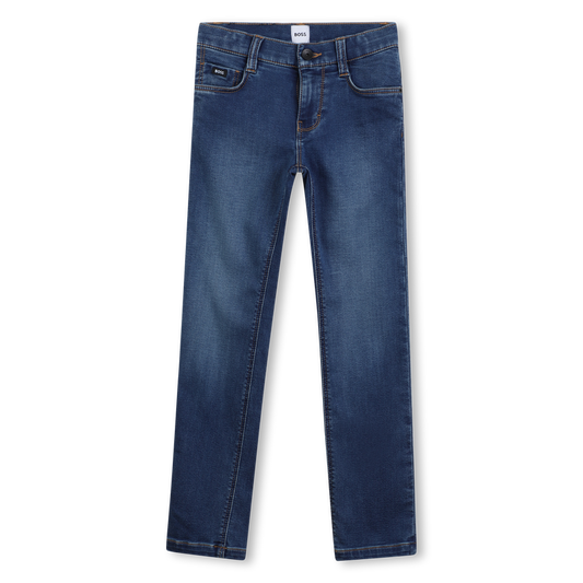 Hugo Boss Boy's Stone Pulverisation 5-Pocket Denim Pants