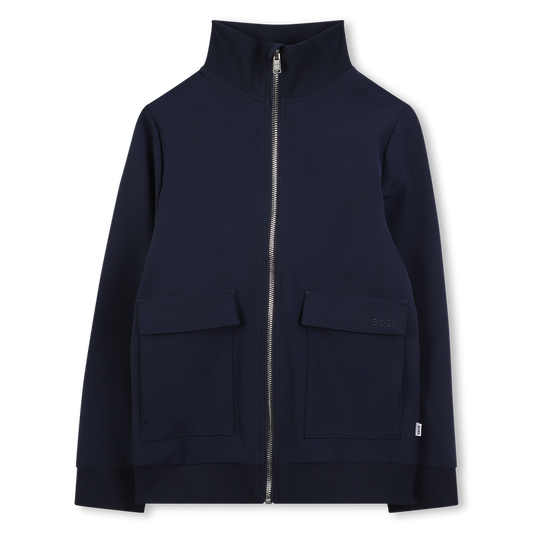 Hugo Boss Boy's Navy Jogger Cardigan