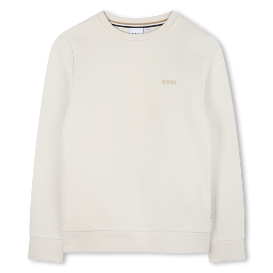 Hugo Boss Boy's Sand Round Neck Sweathsirt
