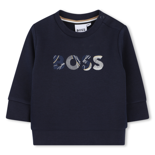 Hugo Boss Baby Boy's Navy Round neck Sweatshirt