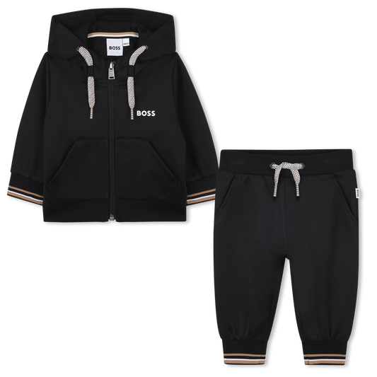 Hugo Boss Baby Boy's Black Hoodie & Pants Set