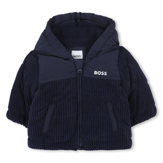 Hugo Boss Baby Boy's Navy Hooded Down Puffer Jacket
