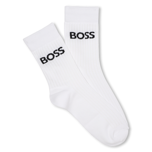 Hugo Boss Boy's White 5-Pack of Socks