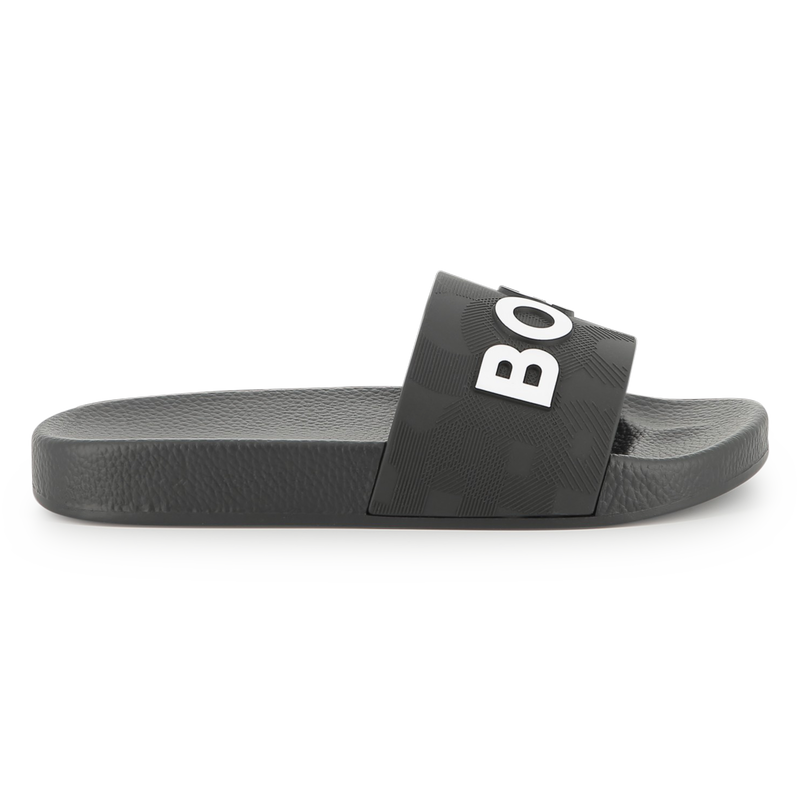 Hugo Boss Boy's Black Slides