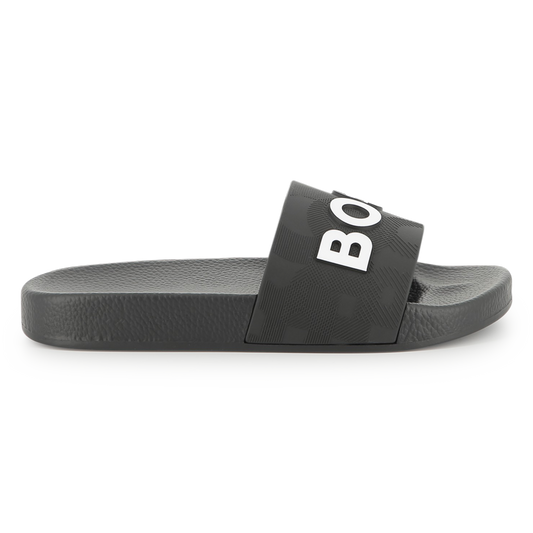 Hugo Boss Boy's Black Slides