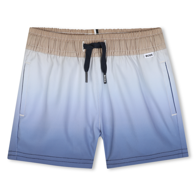 Hugo Boss Baby Boy's Pale Blue Gradient Swim Shorts