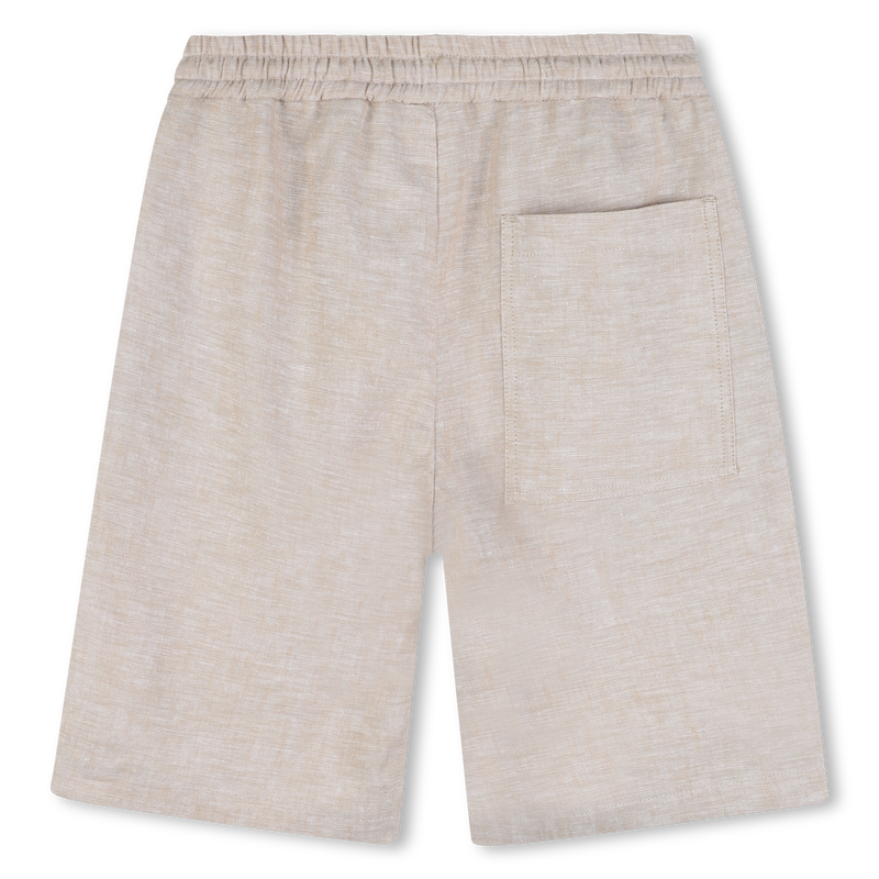Hugo Boss Boy's Sand Linen Shorts