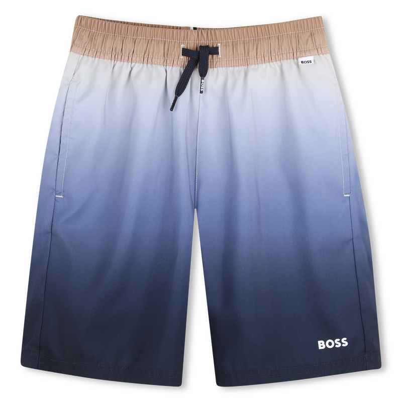Hugo Boss Boy's Pale Blue Gradient Swim Shorts
