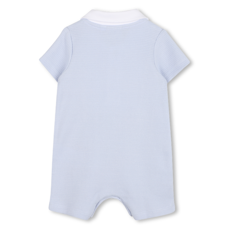 Hugo Boss Baby Boy's Pale Blue Playsuit