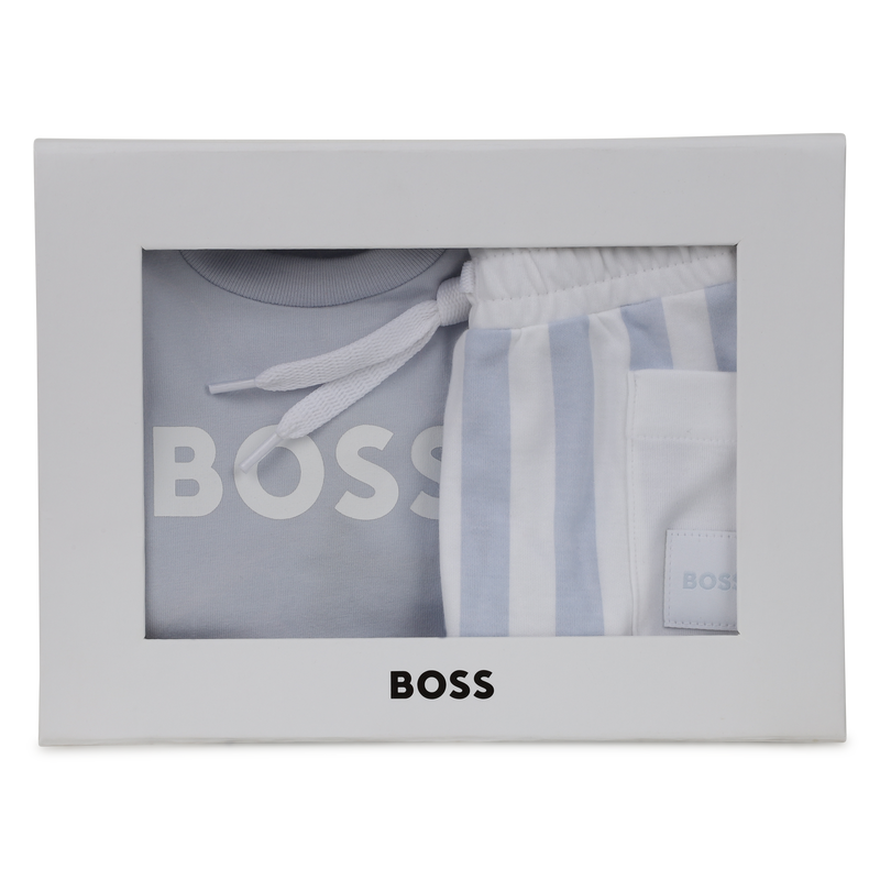 Hugo Boss Baby Boy's Pale Blue T-Shirt Set