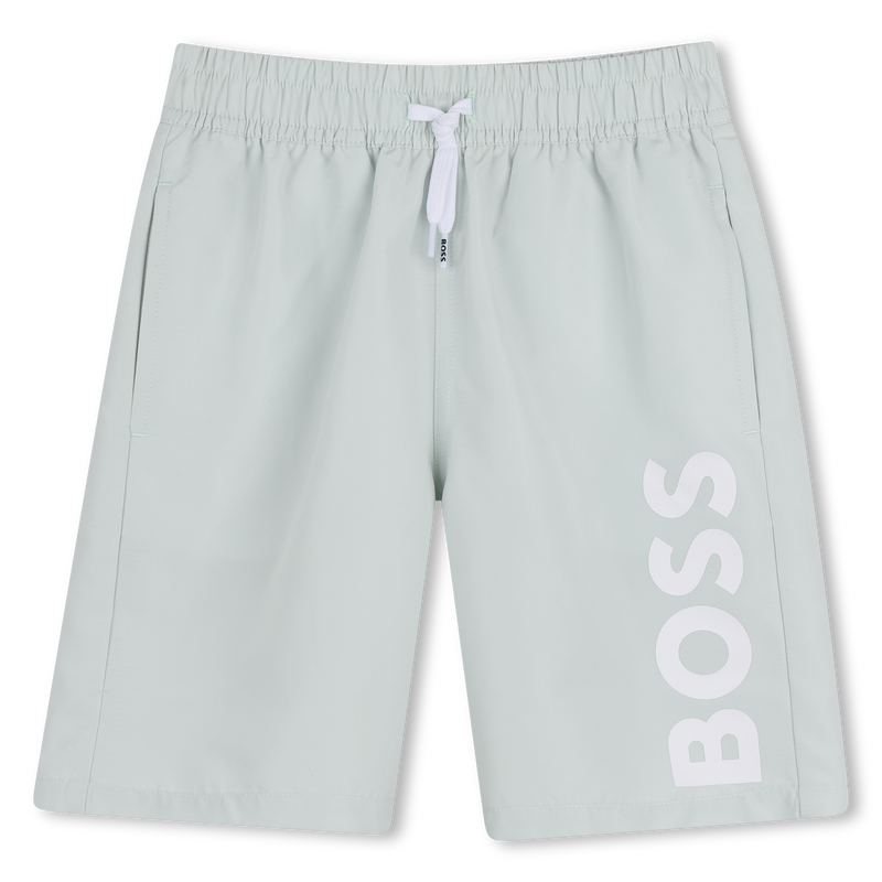 Hugo Boss Boy's Sprout green Surfer Shorts