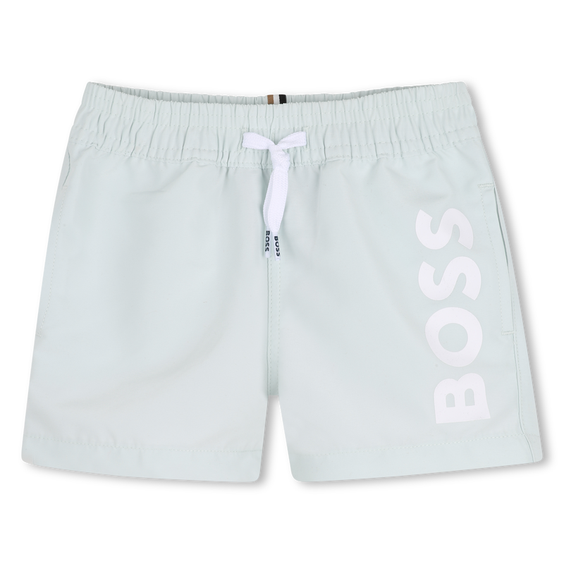 Hugo Boss Boy's Sprout Green Surfer Shorts