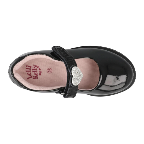 Lelli Kelly Girl's Black Patent Zoey School Shoes