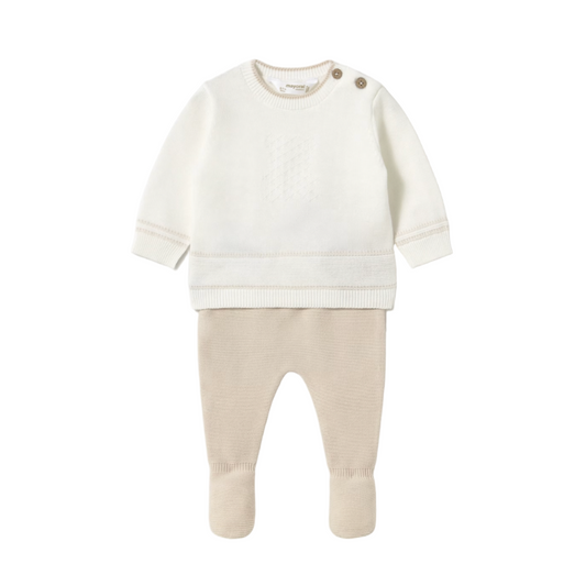 Mayoral Baby Boy's Stone Leggings & Tricot Jumper Set