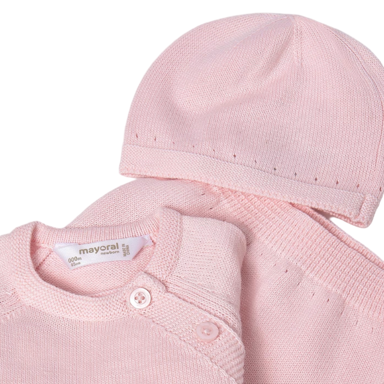 Mayoral Baby Girl's Rose Knitted 3-Piece Set