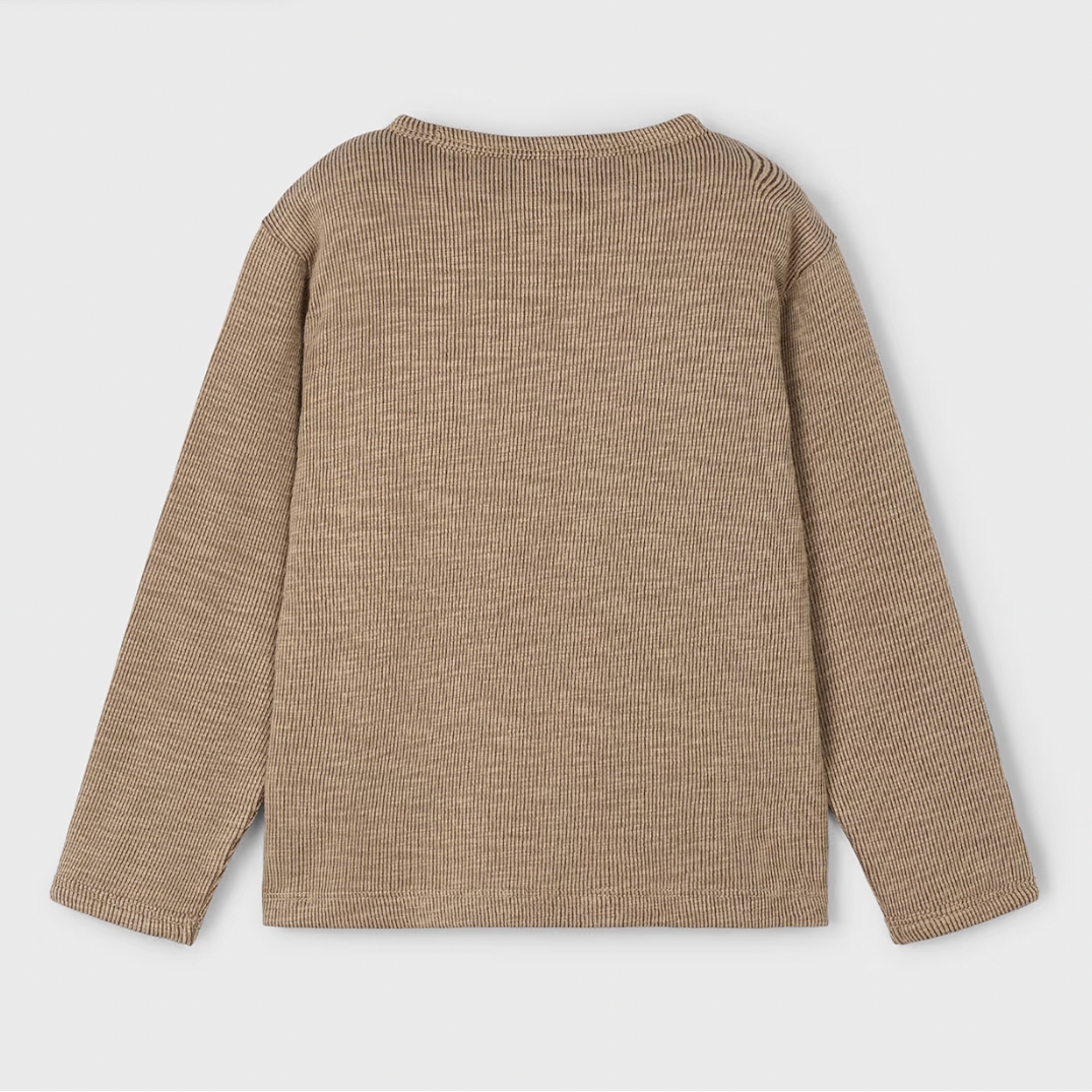 Mayoral Boy's Camel Long Sleeved T-Shirt