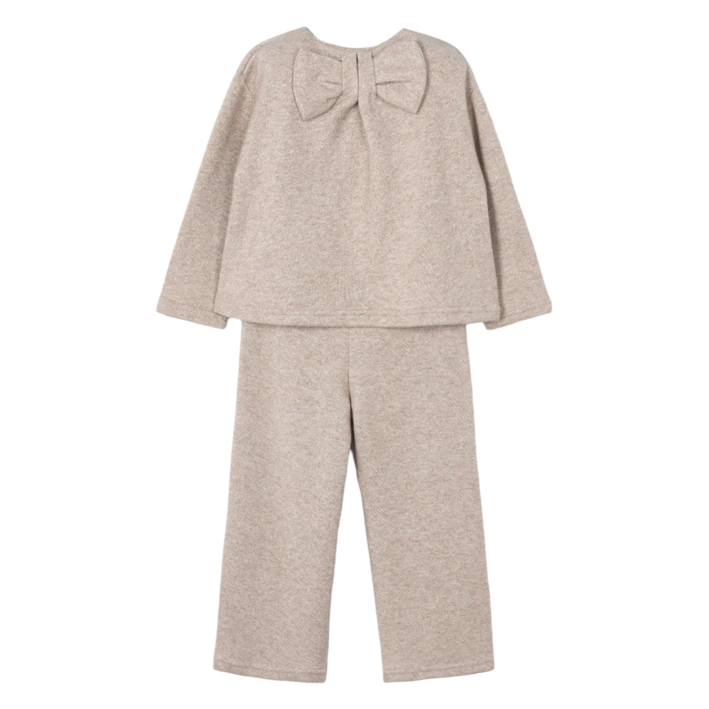 Mayoral Girl's Toffee Trousers & Jumper Knitted Set