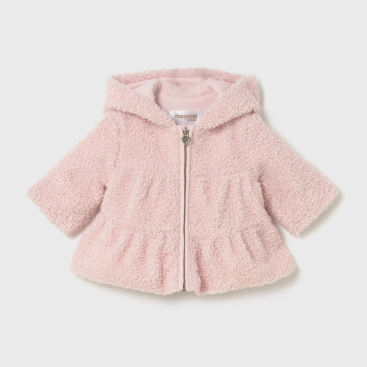 Mayoral Baby Girl's Rose Zip-Up Jumper