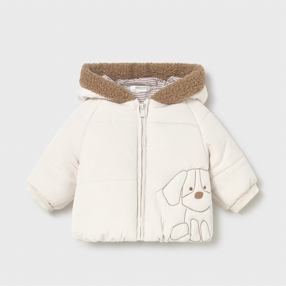 Mayoral Baby Boy's Beige Reversible Coat