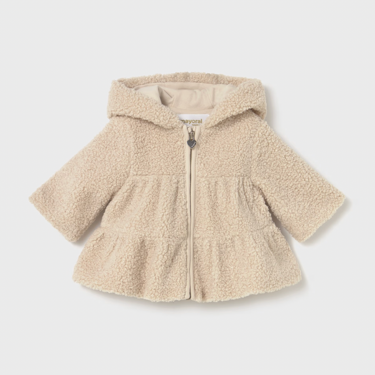 Mayoral Baby Girl's Cereal Zip-Up Teddy Jumper