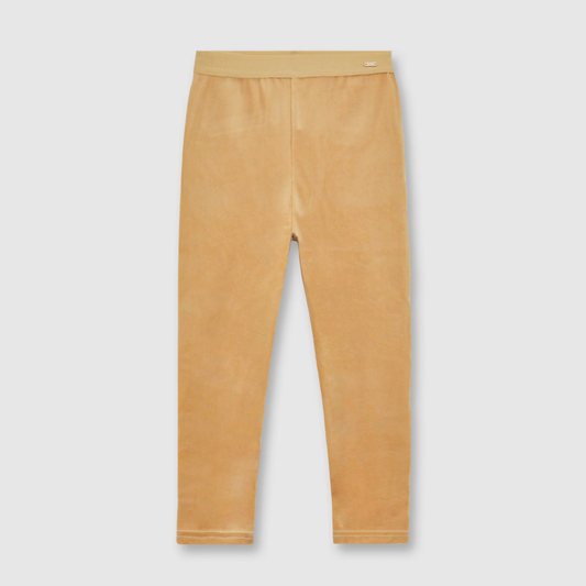 Mayoral Girl's Toffee Velvet Leggings