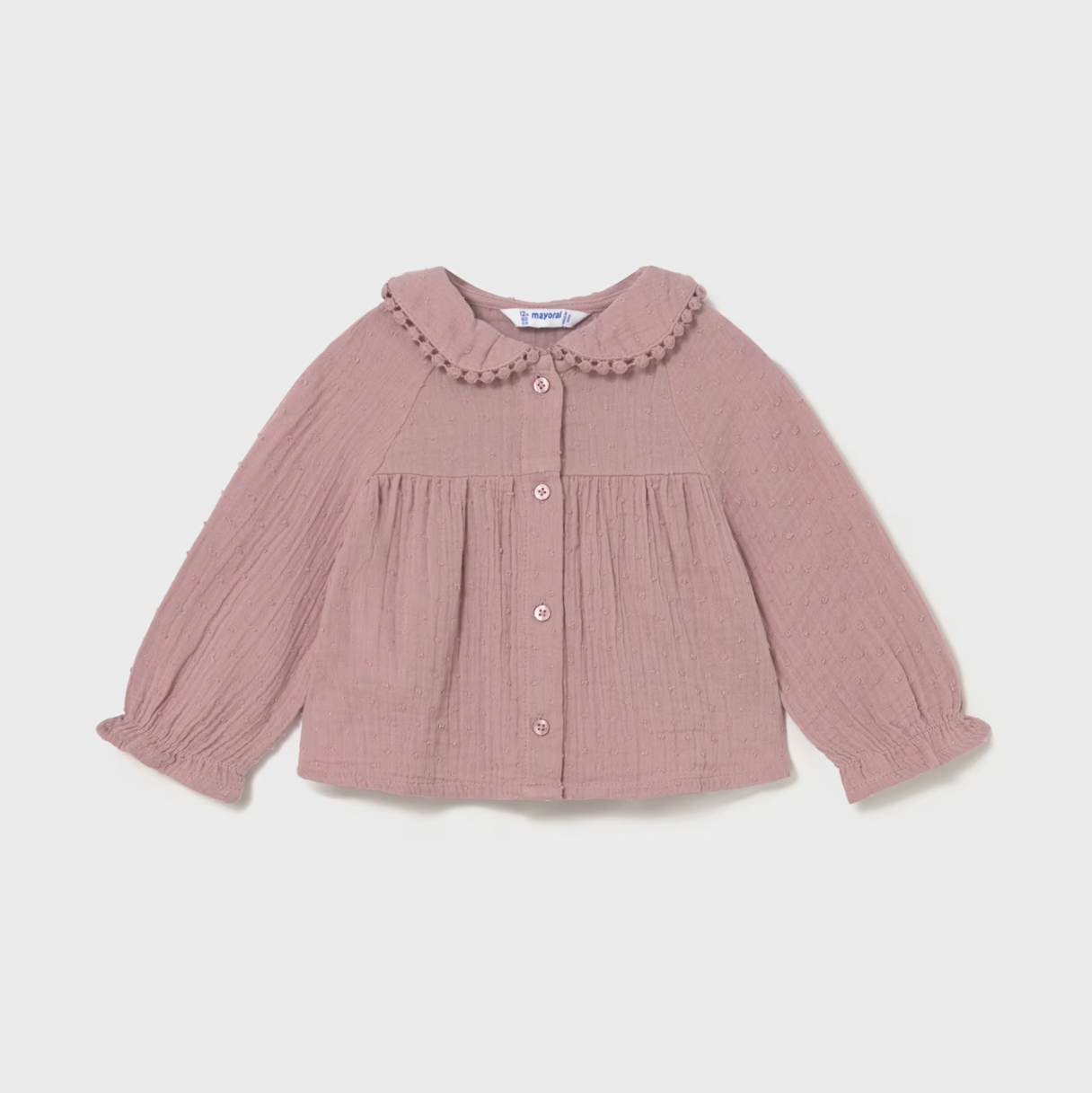 Mayoral Baby Girl's Pink Chiffon Blouse