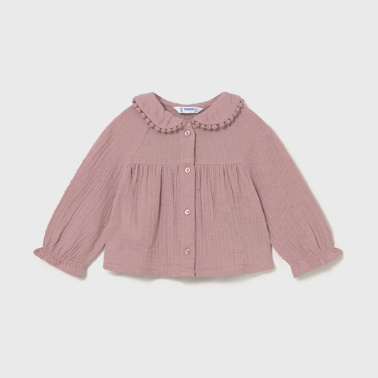 Mayoral Baby Girl's Pink Chiffon Blouse