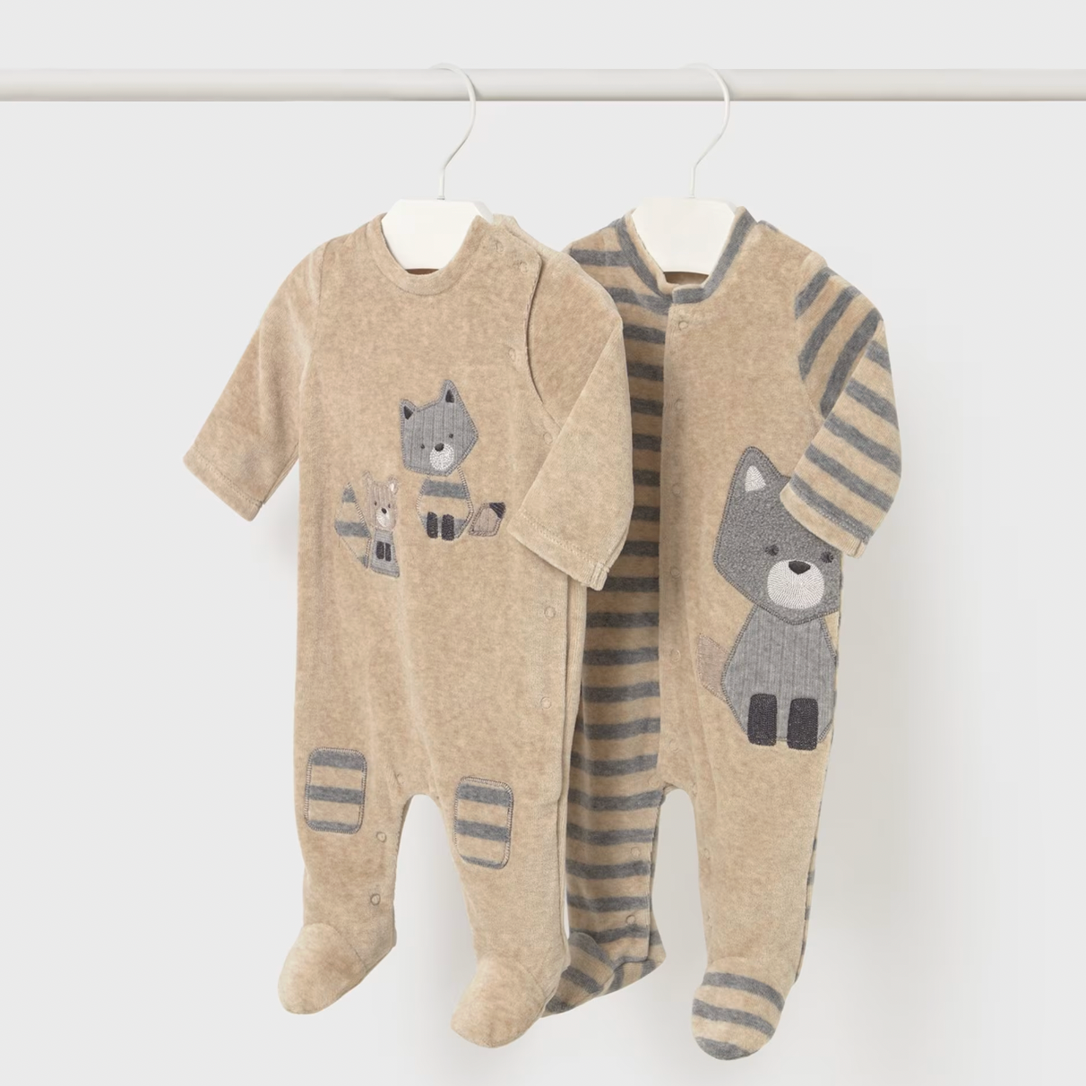 Mayoral Baby Boy's Oat 2-Piece Romper Set