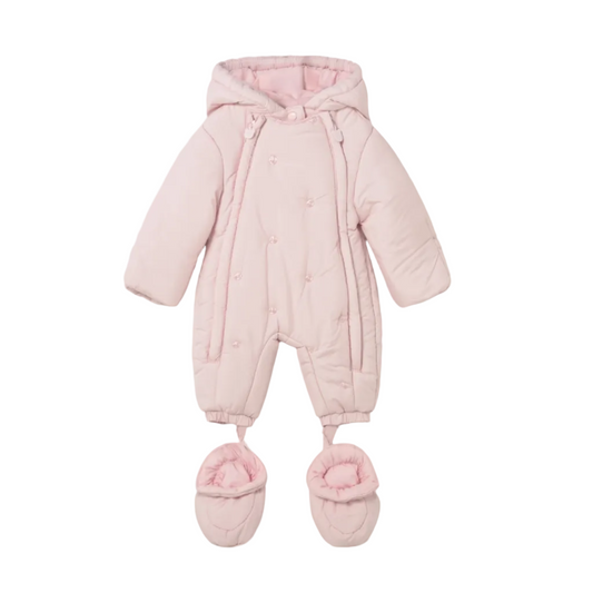 Mayoral Baby Girl's Rose Pink Romper Snow Suit