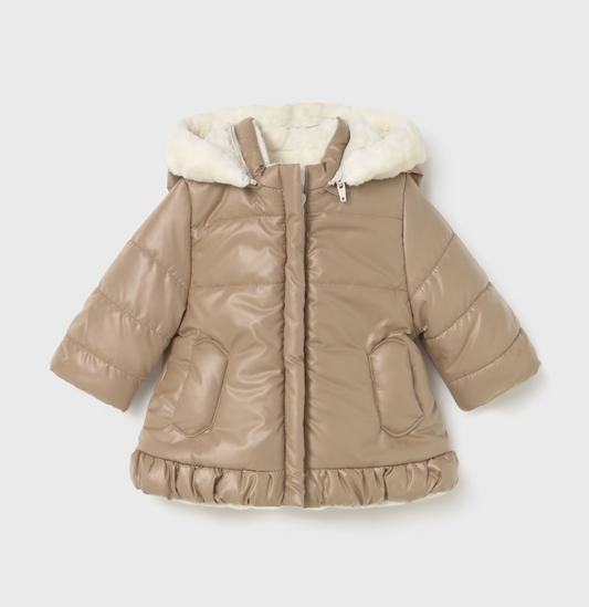 Mayoral Baby Girl's Peanut Reversible Coat
