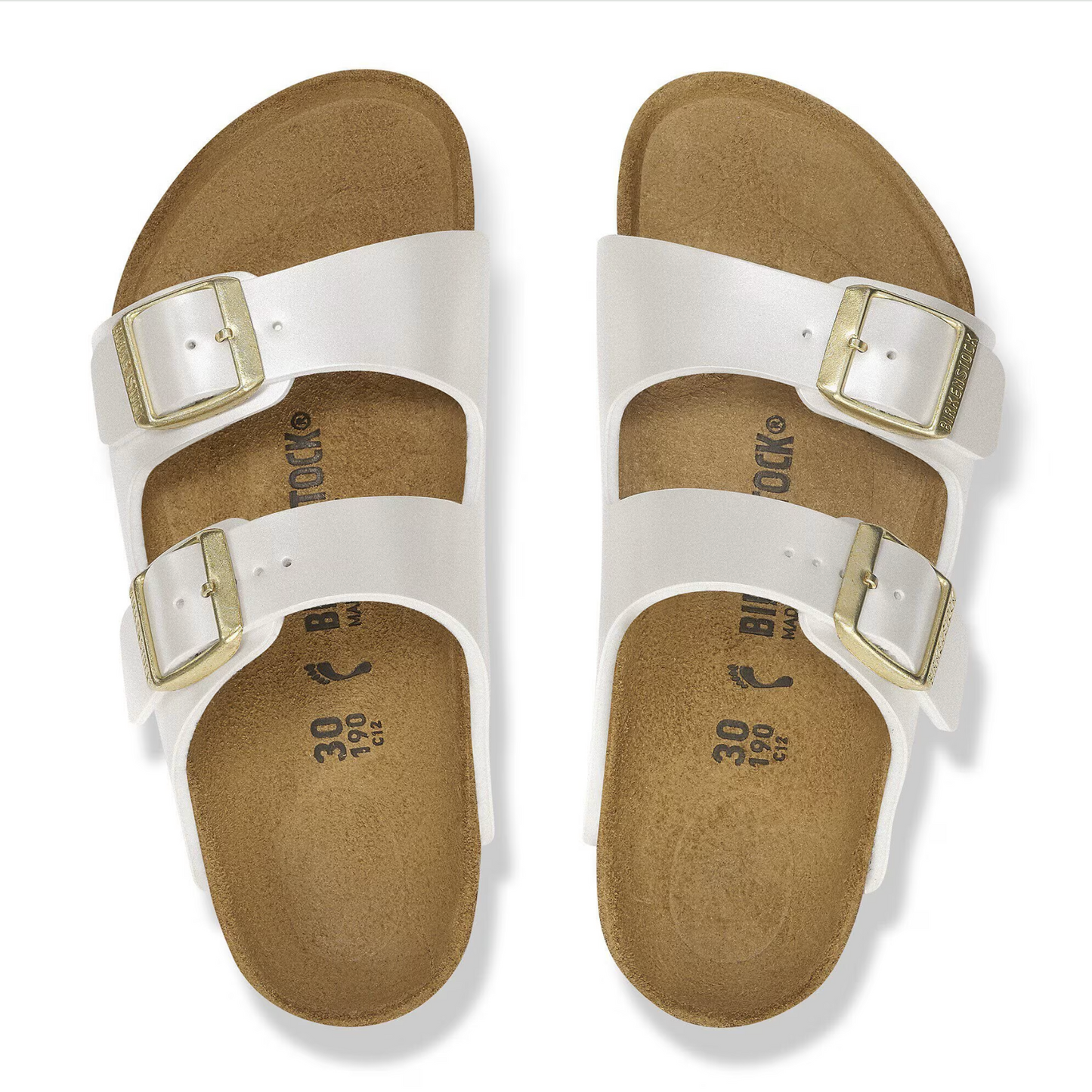 Birkenstock Girl's Metallic Pearl Arizona Sandals