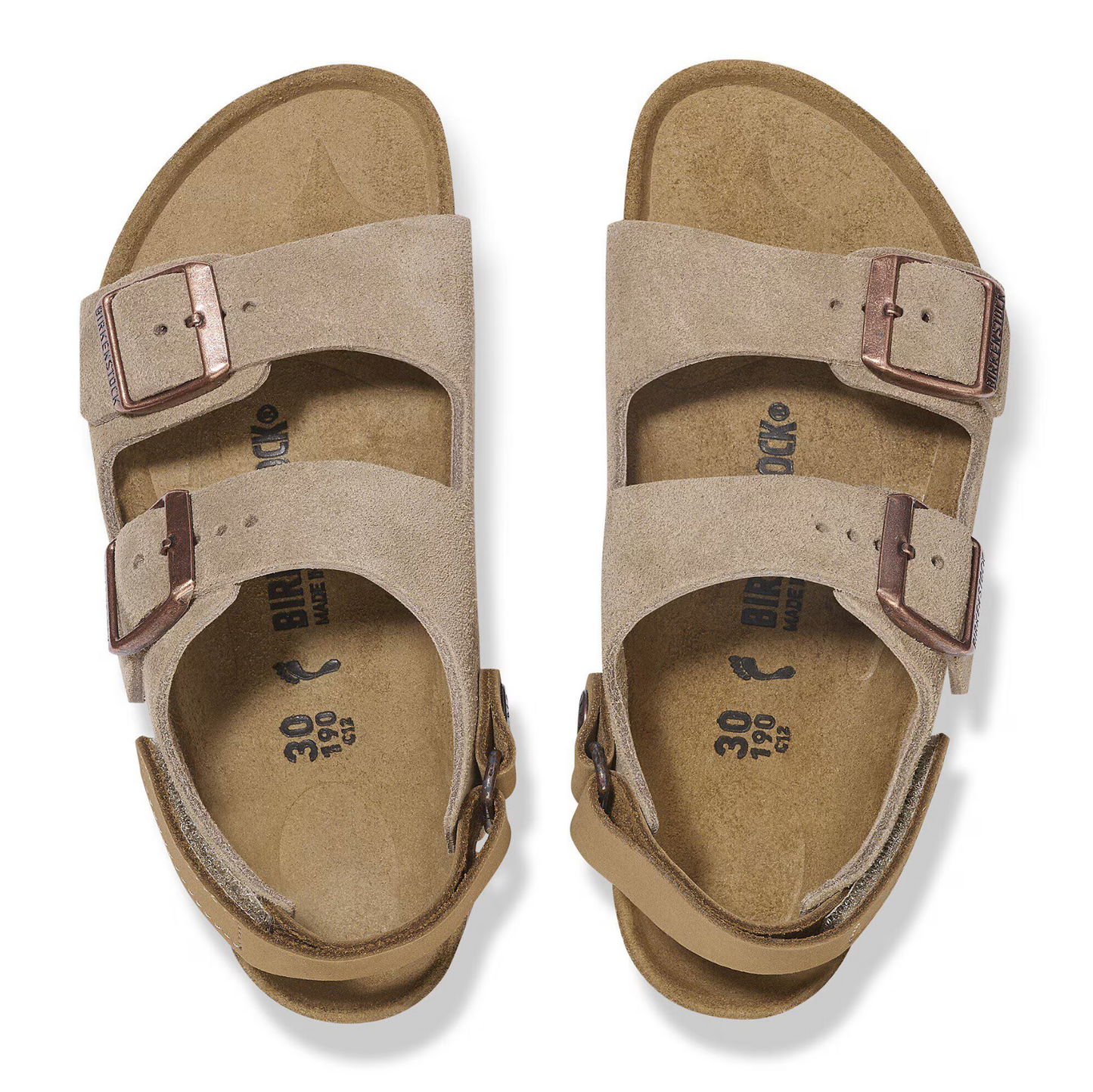 Birkenstock Boy's Taupe Milano Sandals