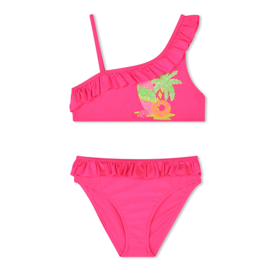 Billie Blush Girl's Pink Two-Piece Swimsuit