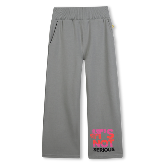 Billie Blush Girl's Pale Dove Fleece Joggers